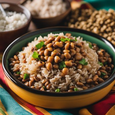 Bajan Black Eyed Peas and Rice