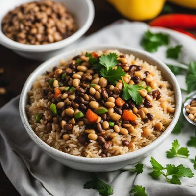 Bajan Black Eyed Peas and Rice