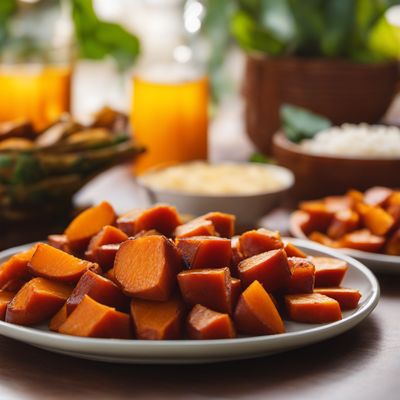 Bajan Candied Sweet Potatoes