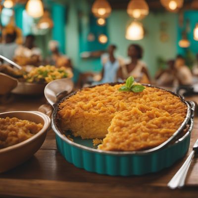 Bajan Macaroni Pie and Flying Fish