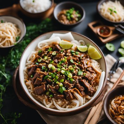 Beef chow fun