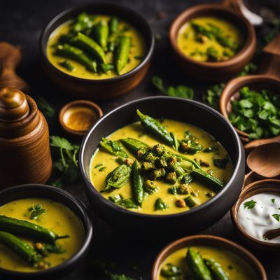 Bhindi kadhi