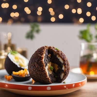 Black Pudding Scotch Egg