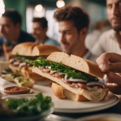 Bocadillo de anchoas