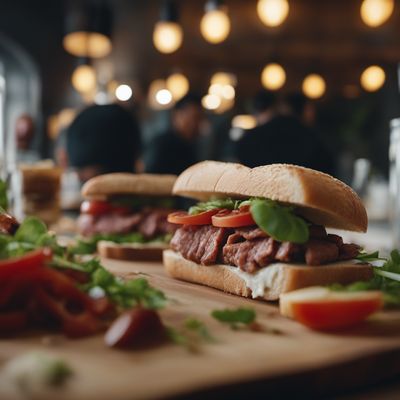 Bocadillo de carne de caballo