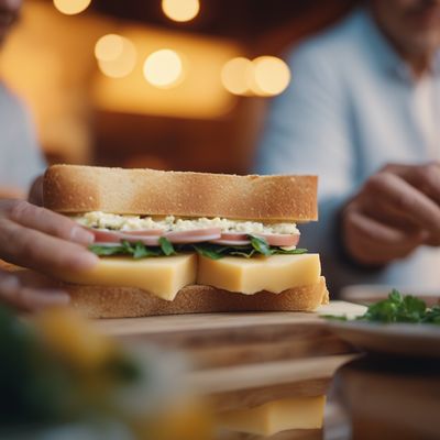 Bocadillo de queso Manchego