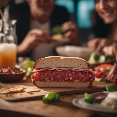 Bocadillo de salami