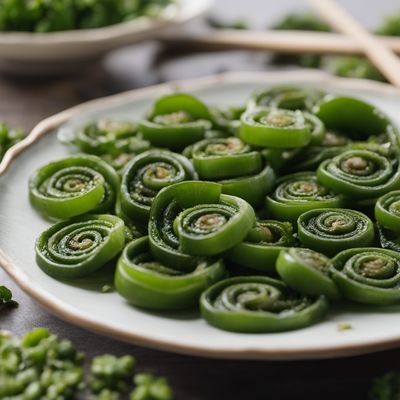 Boiled Fiddleheads