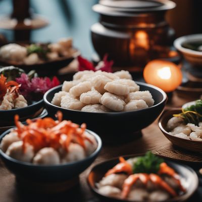 Boiled Taro and Crab