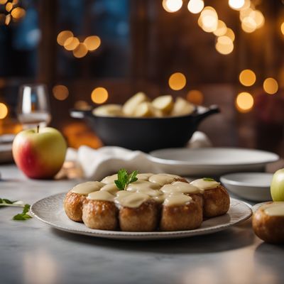 Boudin blanc aux pommes