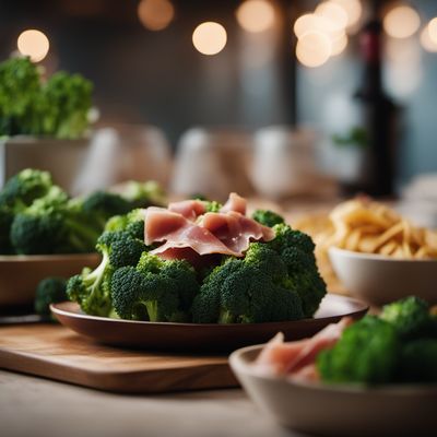 Broccoli al prosciutto