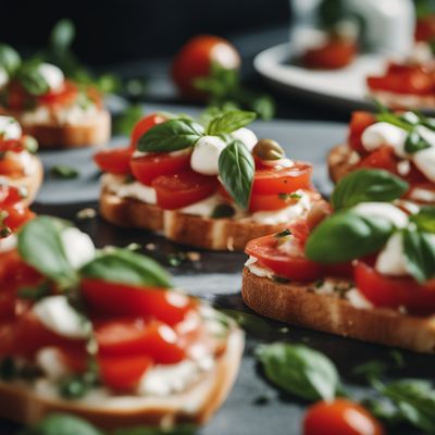 Bruschetta alla caprese