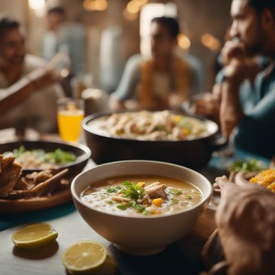 Caldo de pollo ranchero