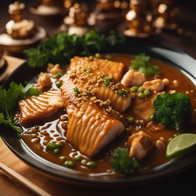 Carp in Ginger Sesame Sauce