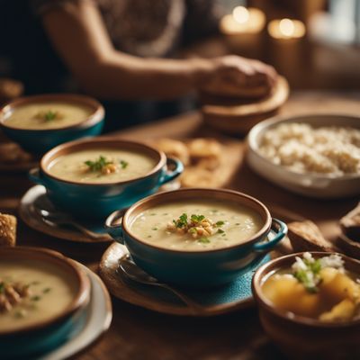 Cebollada con almendras