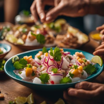 Ceviche de criadillas