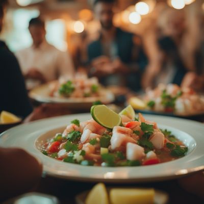 Ceviche de lenguado