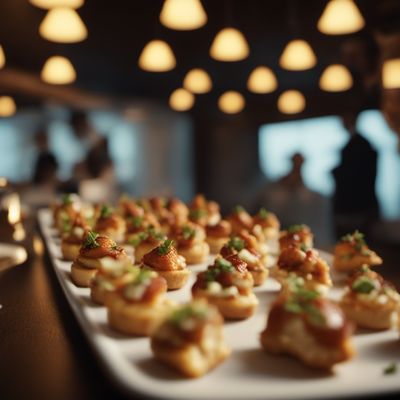 Chicken canapés