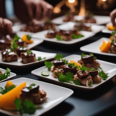 Chicken liver canapés