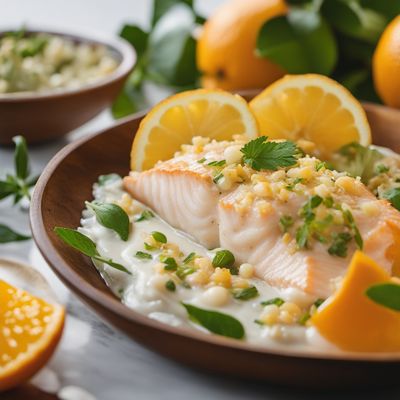 Citrus Baked Fish in Coconut Cream