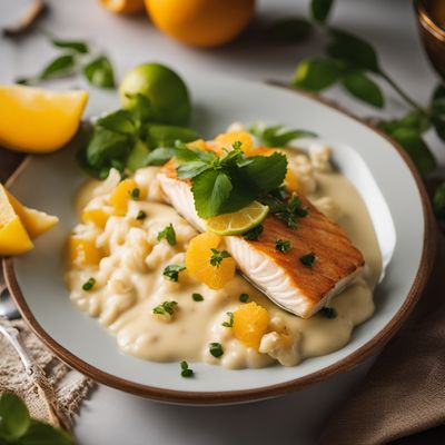 Citrus Baked Fish in Coconut Cream