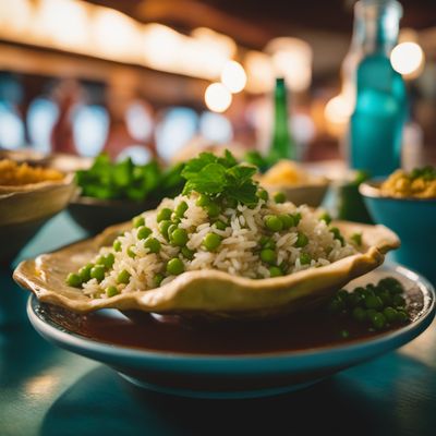 Crack Conch with Peas and Rice