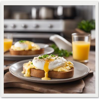 Creamed Eggs on Toast