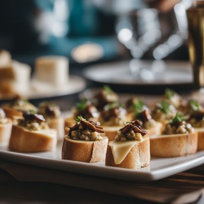 Crostini di provatura e alici