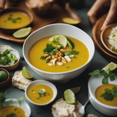 Curried Coconut and Lime Gourd Soup