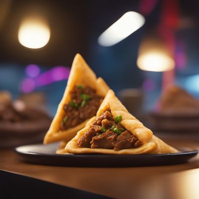 Curry Beef Triangle