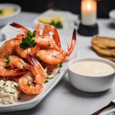 Dublin Bay Prawns with Mayonnaise