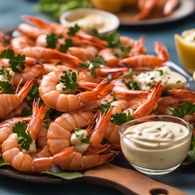 Dublin Bay Prawns with Mayonnaise