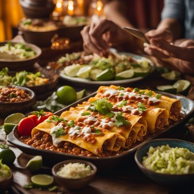 Enchiladas regias