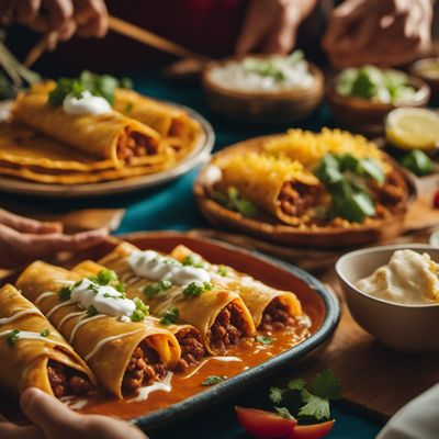 Enchiladas regias