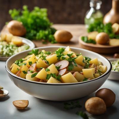 Ensalada de patatas con atún