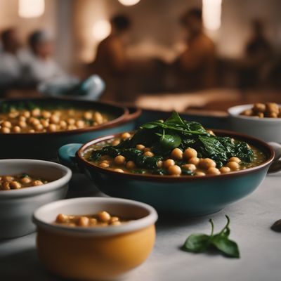 Espinacas con garbanzos