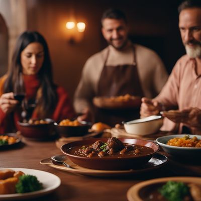 Estofado de carne de lidia