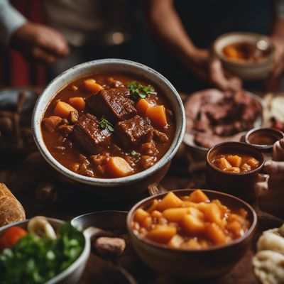 Estofado de carne de lidia