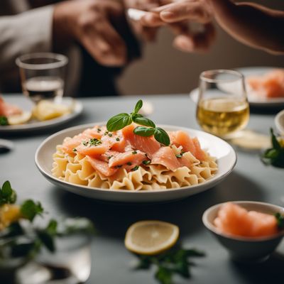 Farfalle con salmone e mascarpone