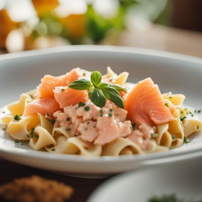 Farfalle con salmone e mascarpone