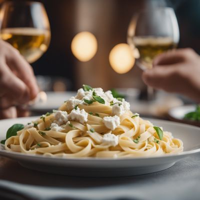 Fettuccine con la ricotta