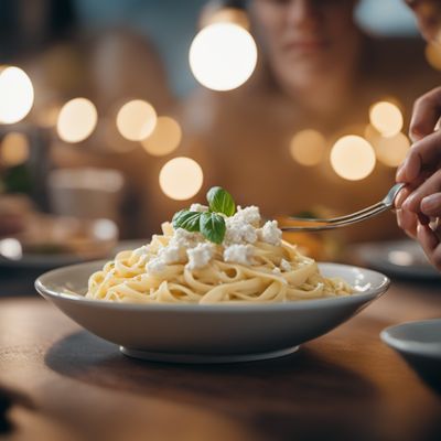 Fettuccine con la ricotta