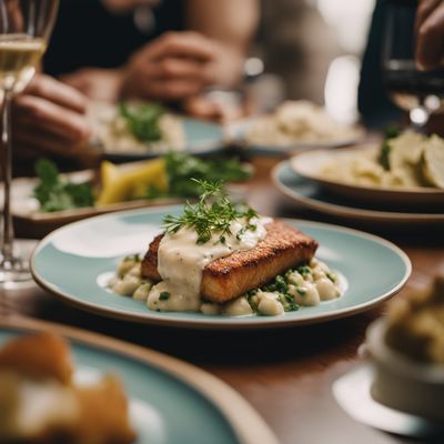 Fiskefilet med remoulade