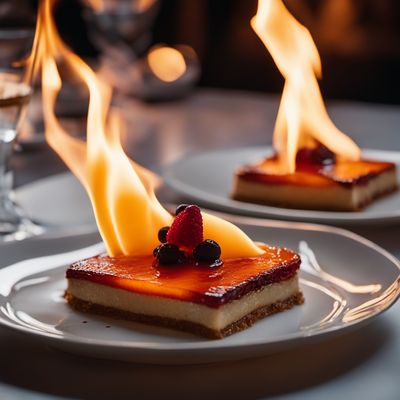 Flambéed Dessert