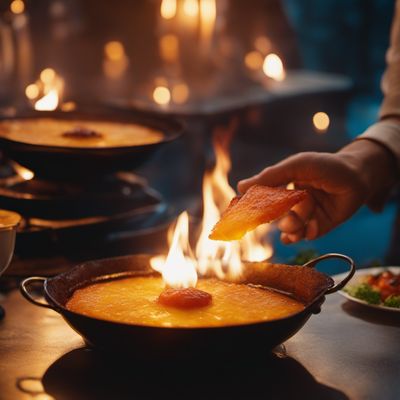 Flaming Saganaki