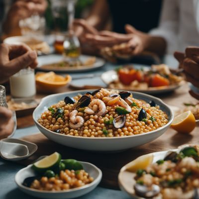 Fregola ai frutti di mare