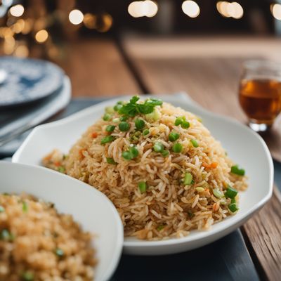 Fried Rice with Bean Sprouts