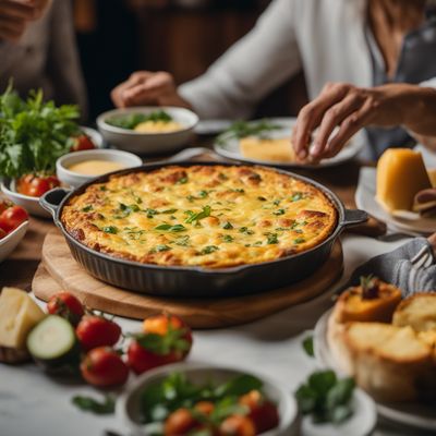 Frittata al formaggio