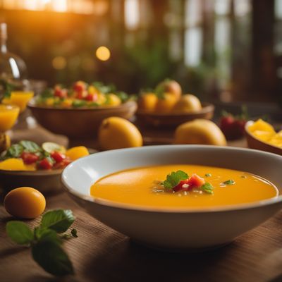 Gazpacho de mango