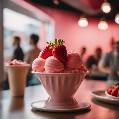 Gelato alla fragola